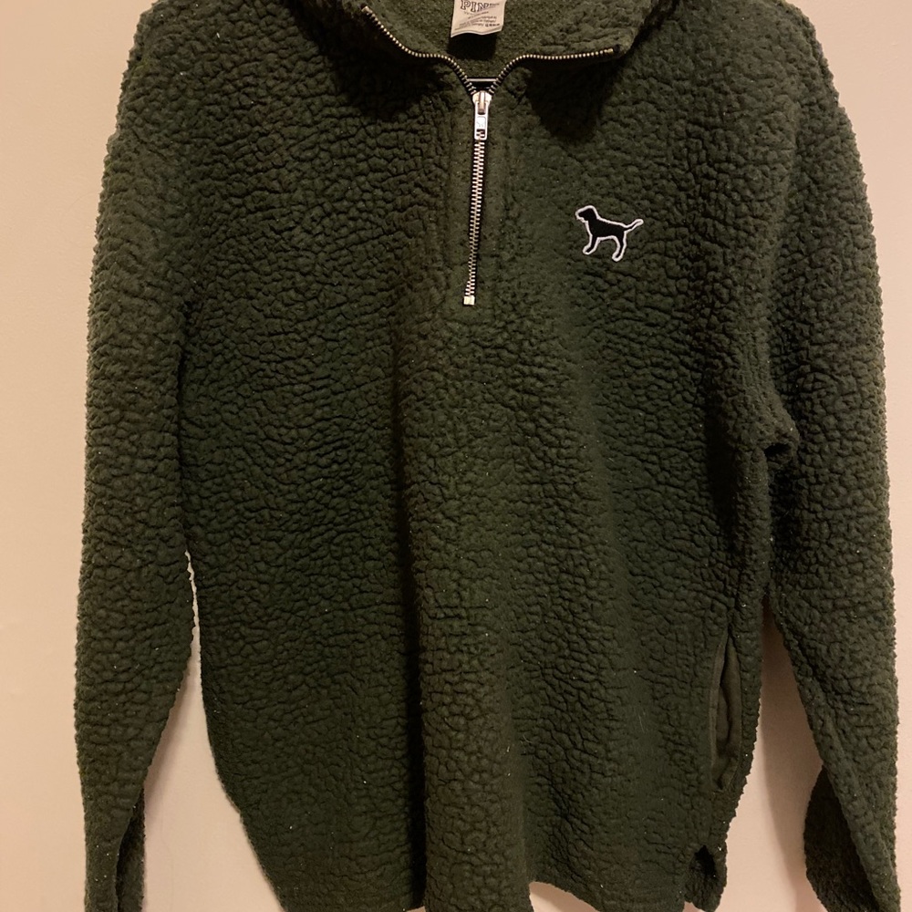 Green Fuzzy Pullover